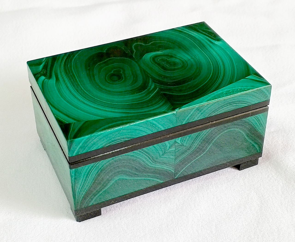 Шкатулка из Малахита 9-6-4.5см