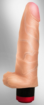 LOVETOY COCK NEXT 6,5 – реалистичный вибромассажёр из неоскина, телесный, 17 см, Ø 4 см