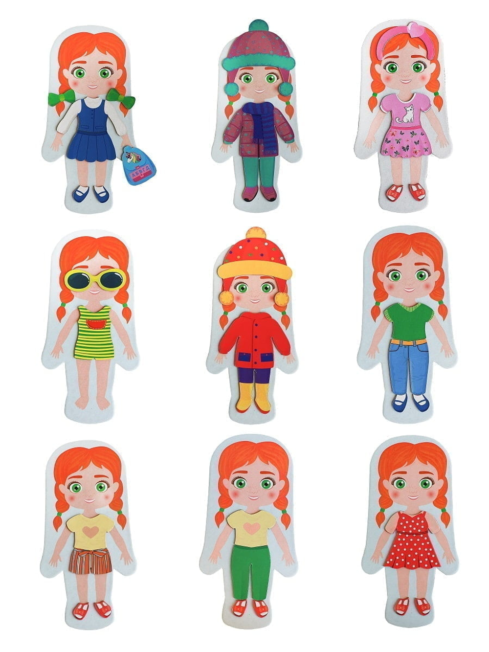 Кукла Агата, магнитная игра