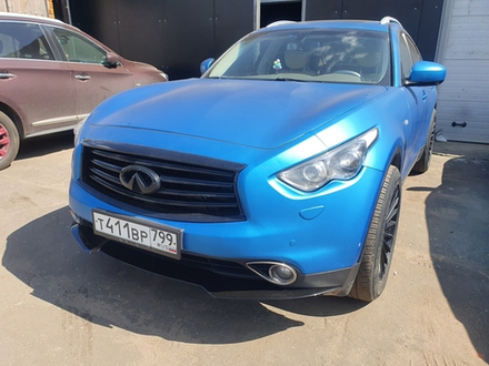 Сплиттер #v3 для Infiniti QX70d FX30d только дизель