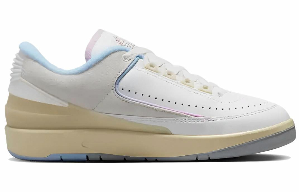 Кроссовки Jordan Air Jordan 2 Low "Summit White And Ice Blue" (Женская размерная сетка)