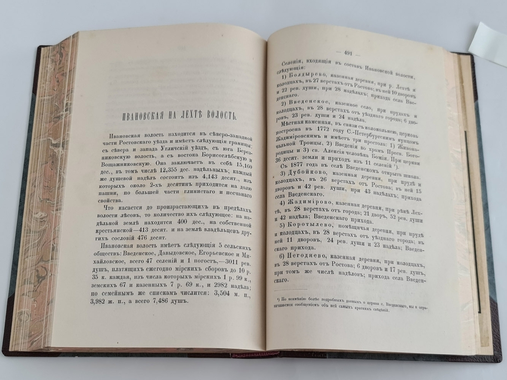 "Ростовский уезд Ярославской губернии. Историко-археологическое и статистическое описание с рисунками и картой уезда". А.А.Титов. 1885г. - антикварное издание