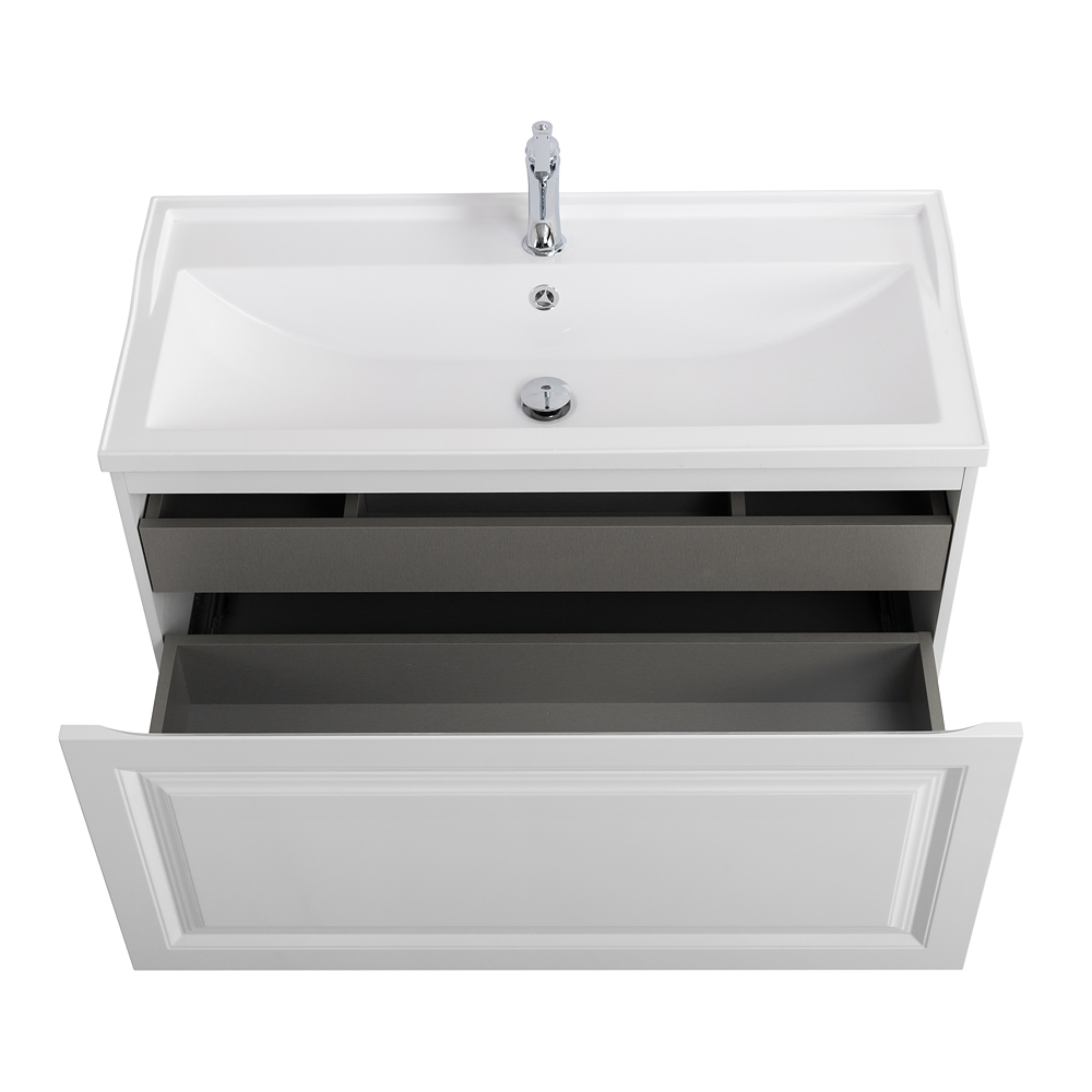 Мебель для ванной комнаты подвесная Cezares GIUBILEO-N-80-1C-SO-BL 80см Bianco Lucido