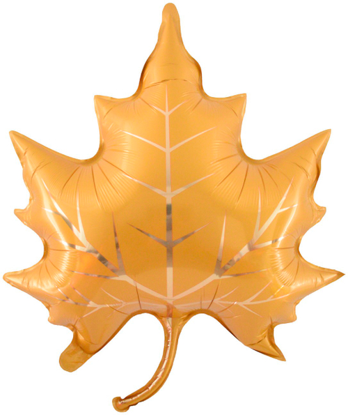 Фигура 28" Кленовый лист, Желтый Fl