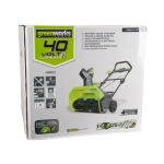 Greenworks GD40ST 40В аккумуляторный снегоуборщик (без АКБ и ЗУ) ковш 51 см, выброс 6 м 2600007