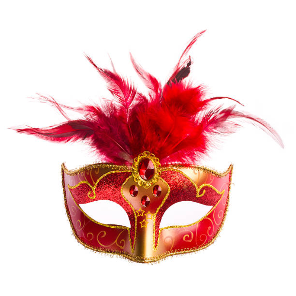 Маска Карнавал (красная)