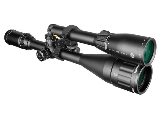 Лазерный фонарь для ночной охоты BSA ND3x40, установлен на прицел