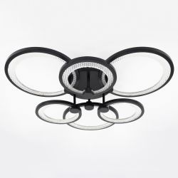 Светильник потолочный светодиодный ЭРА Модерн Odry CLL-1-117-RC BK с ДУ 117W 3000-6500К черный | Светильники SPB-6 с ДУ