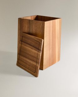 Zara Home ведро для мусора, дерево, светло-бежевый · 1525/743