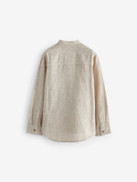 Рубашка из льна для мальчика Next 956-935, Бежевый