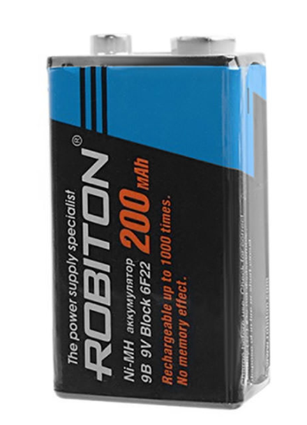 Аккумулятор Robiton 6F22 200mA 9V