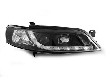 Передние фары Opel Vectra B daylight black
