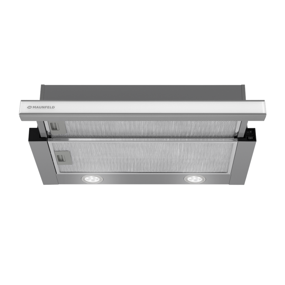 Кухонная вытяжка MAUNFELD VSQ 60 нержавеющая сталь/белое стекло фото 3