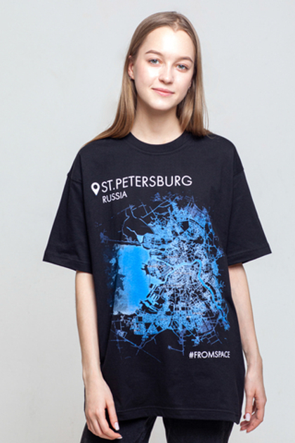 Футболка "Saint-Petersburg #FROMSPACE"