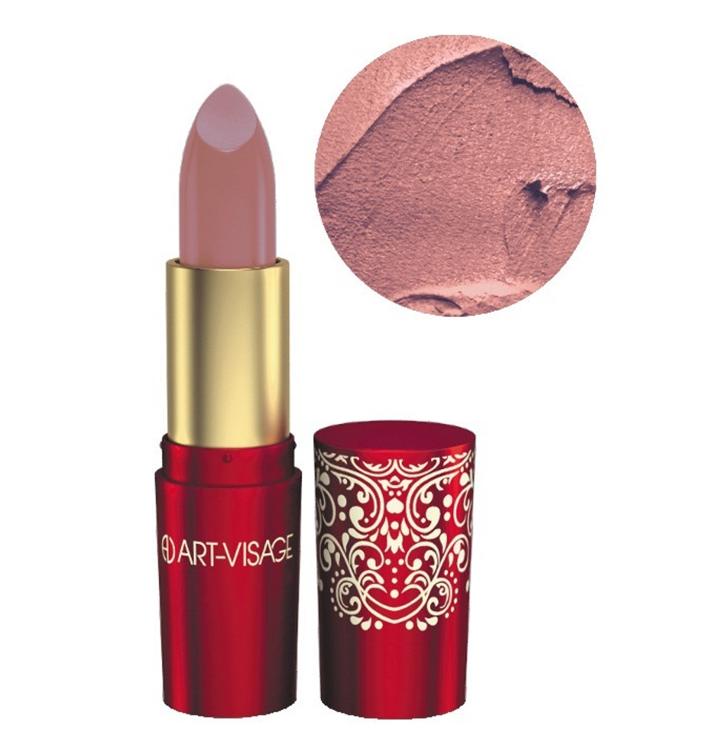 Art-Visage Помада для губ Velvet Touch Кашемир, ухаживающая, тон №502, Пепел розы, 4,5 гр