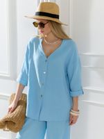 Блузка женская Асель-2 Виотекс АКВА