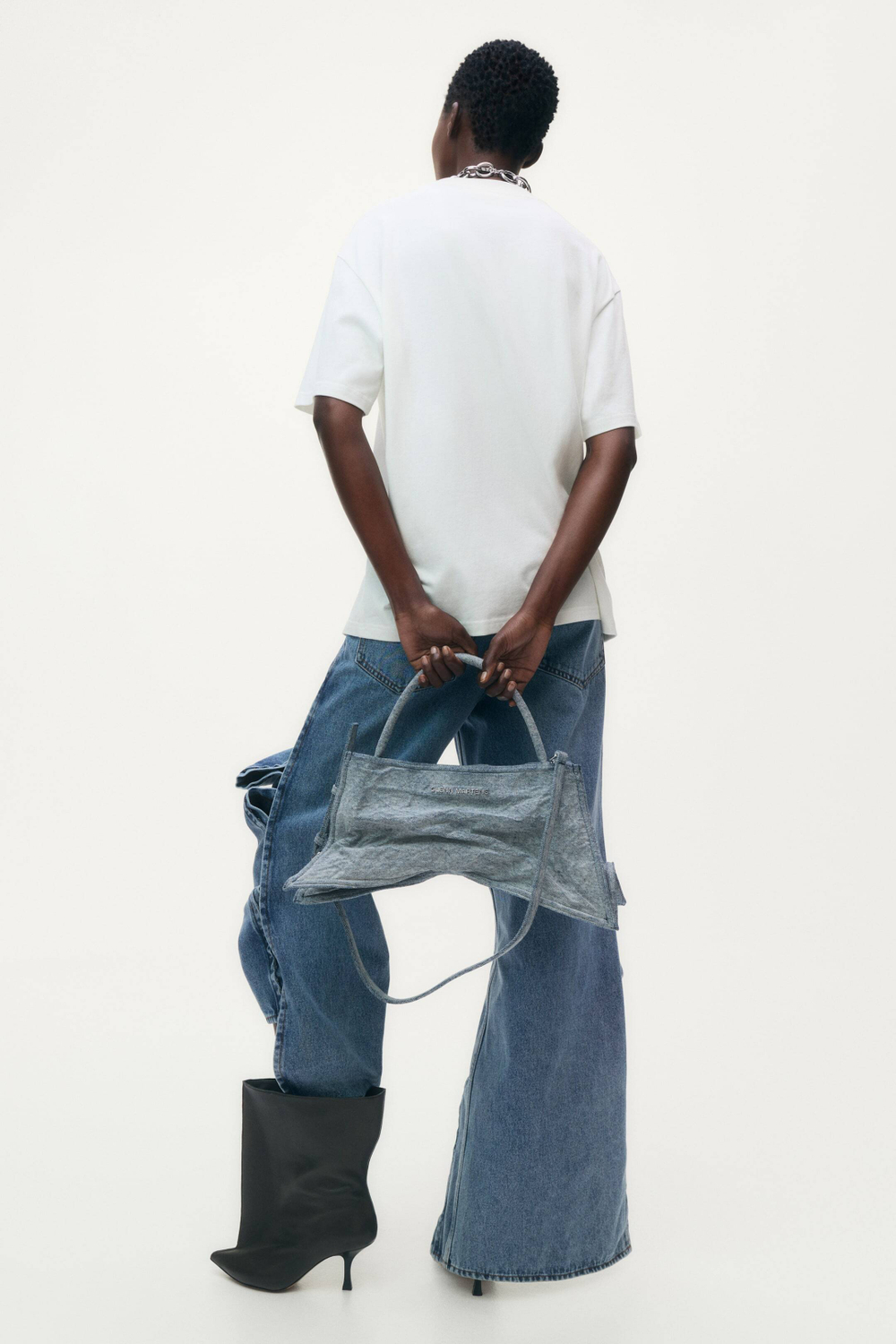 H&M - Glenn Martens Футболка с вышивкой, белый