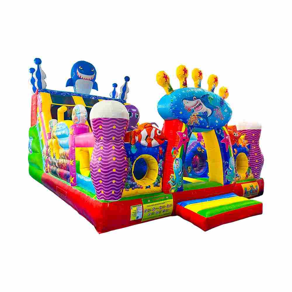 Коммерческий надувной батут  «В гостях у моря 3», 10*5*5 м