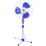 Вентилятор напольный «CHANGLI CROWN», 1619, бело-синий