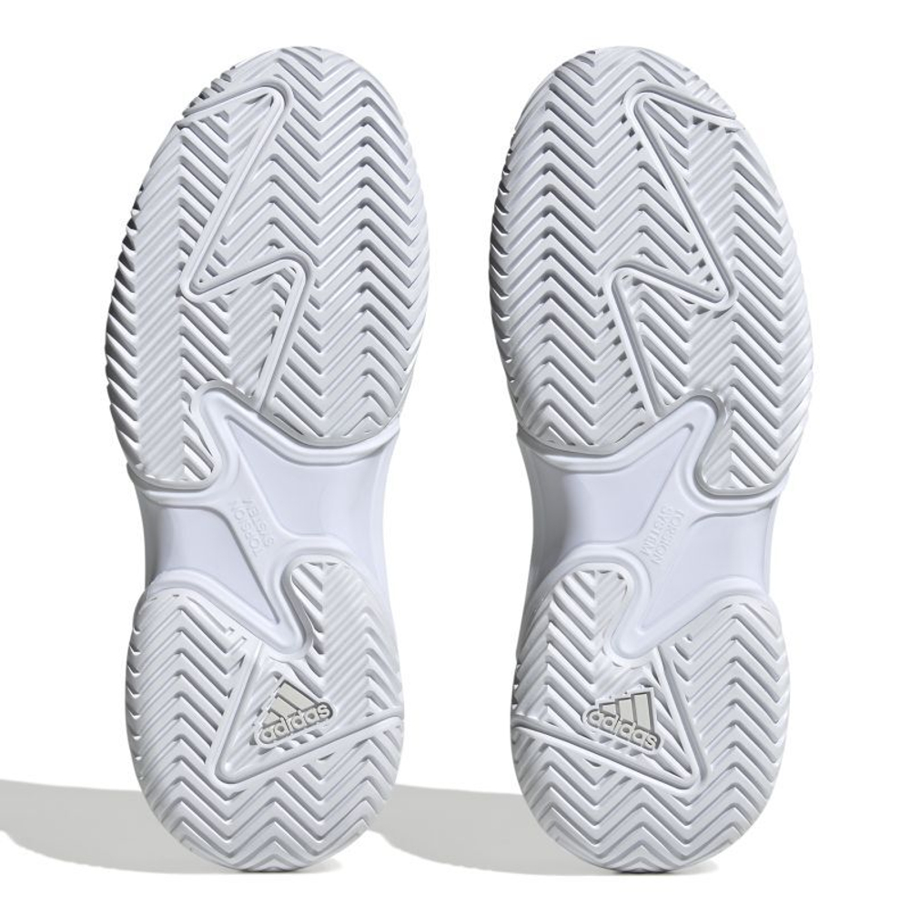 Женские Кроссовки теннисные Adidas Barricade W - footwear white/silver metallic/grey one