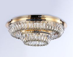 Ambrella Потолочная светодиодная люстра с хрусталем Traditional TR5031