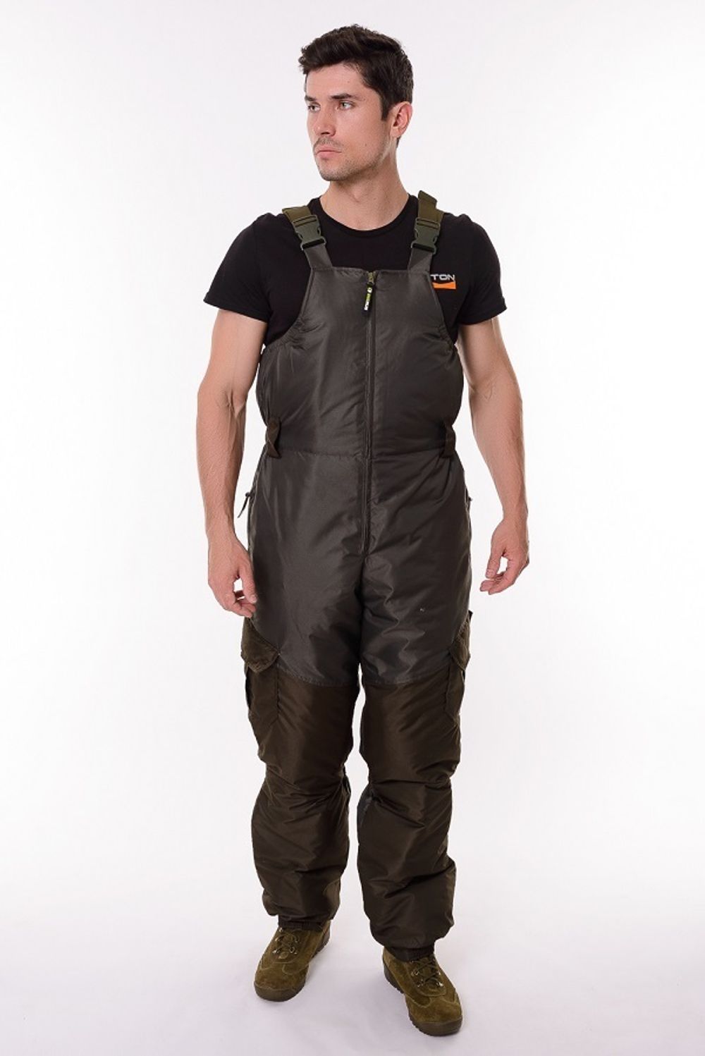 Зимний костюм для охоты и рыбалки ONERUS "Горный -45" (Таслан, Хаки) Полукомбинезон