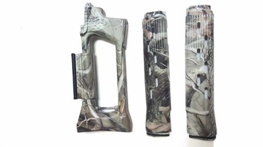Приклад и цевье СВД и Тигр, пластик "Осенний лес"