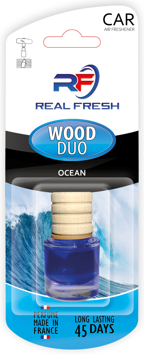 ОСВЕЖИТЕЛЬ ВОЗДУХА REAL FRESH WOOD-DUO OCEAN