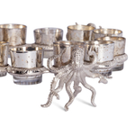 Подсвечник Secret De Maison OCTOPUS4 ( mod. 3925 ) алюминиевый сплав, 36x36,5x12 см, никель/nickel