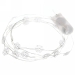 Гирлянда для дома «Снежинка» на батарейках 2,0 м 20 ламп LED, 1 реж., IP-20, Белый