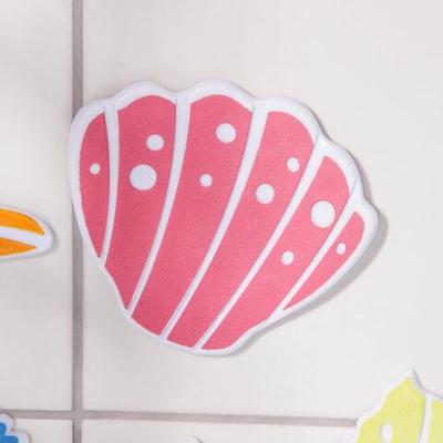 Набор из 5 мини-ковриков для ванны на присосках «Океан»