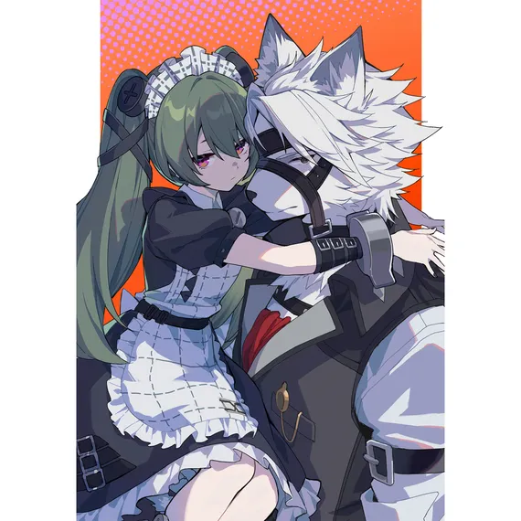 Постер Corin x Lycaon - Zenless Zone Zero