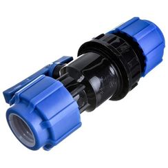 Кран шаровой ТПК-АКВА компрессионный разъемный d 32, 555220032