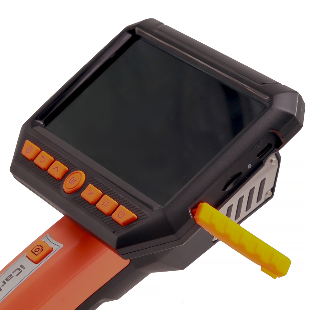 Видеоэндоскоп промышленный, экран 5", 2 камеры, 2Мп, 1920х1080, 3м, 5.5 мм сменный зонд iCartool IC-V116B-3