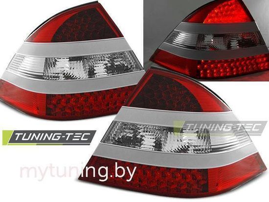 Задние фонари red white led для Mercedes S W220