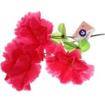 Цветы искусственные 30см «Цветочная фантазия» 5 цветков красные