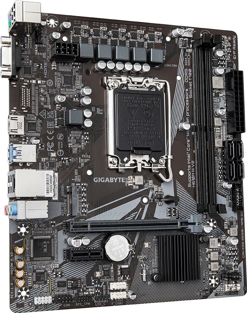 Материнская плата GIGABYTE H610M H V2 DDR5