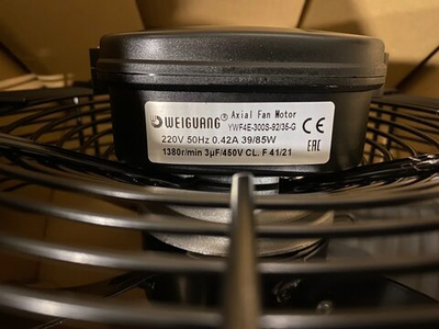 Высокотемпературный жаростойкий вентилятор (+80°C) YWF4E-300HT