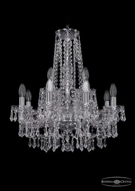 Подвесная люстра Bohemia Ivele 1403/8+4/195/h-60/Ni