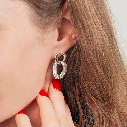 Серьги Fiore Luna ABE27977-03 S