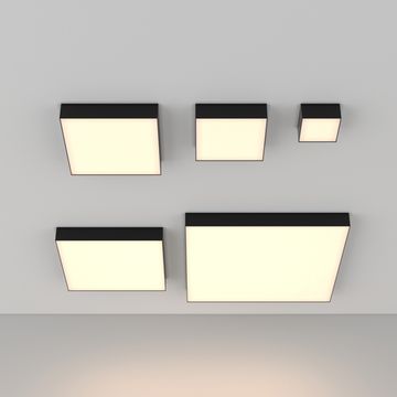 Потолочный светильник 12W 4000K 120° C032CL-12W4K-SQ-B черный Zon Ceiling & Wall Мaytoni