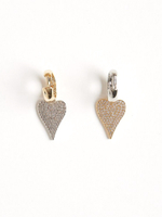 Серьги "Heart Shine" Bicolor