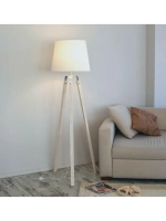 Торшер напольный с абажуром в гостиную современный