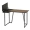 Письменный стол Asger 118х60 см, меламин тёмно-коричневый