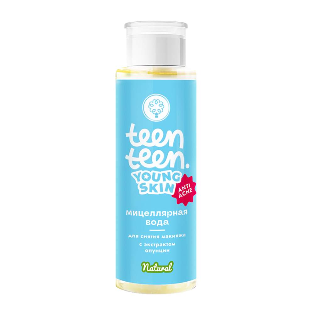 Мицеллярная вода для юной кожи Для снятия макияжа с экстрактом опунции, 200 мл (3,22 б)