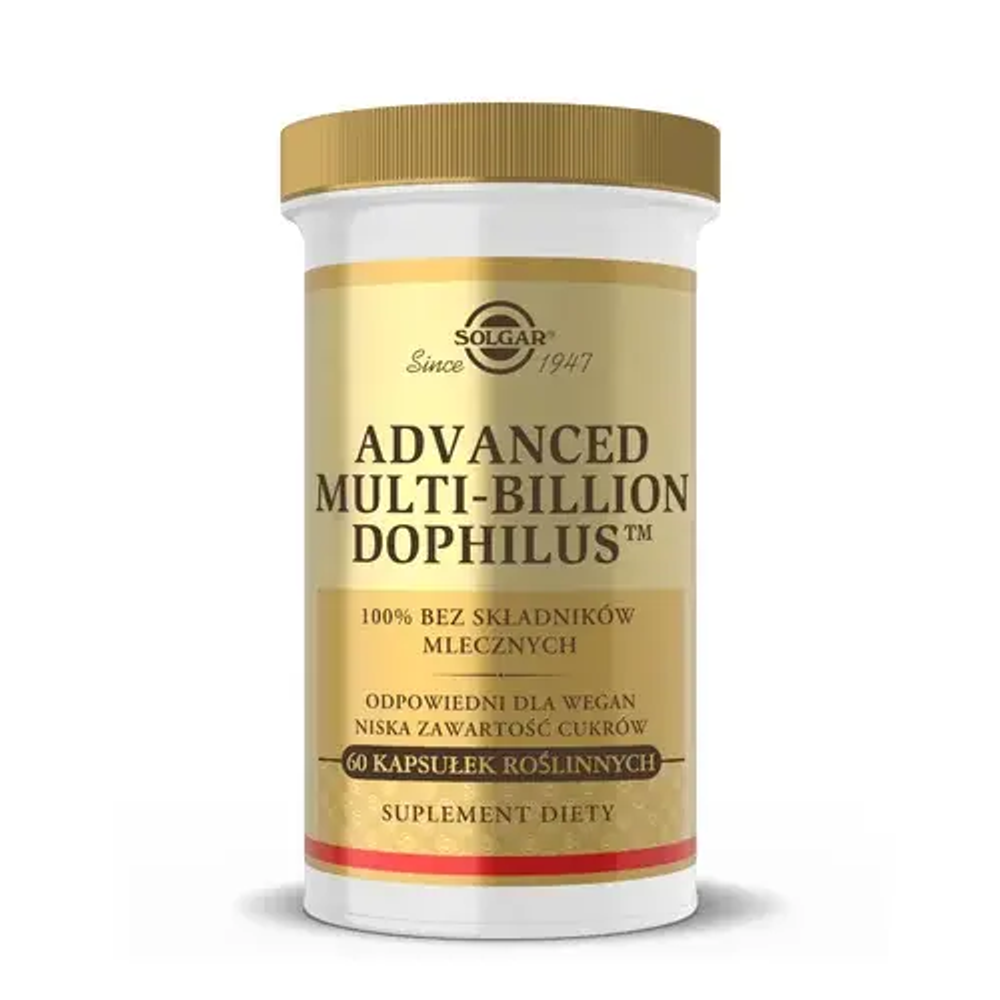 Solgar, Advanced Multi-Billion Dophilus, 60 растительных капсул