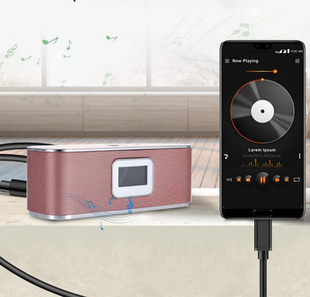 Переходник TYPE C x Audio/AUX Vonk V705