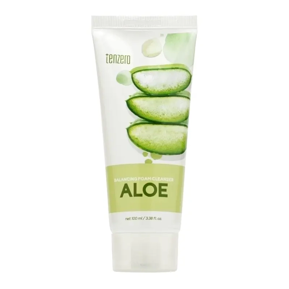 TENZERO Пенка для умывания с экстрактом алоэ 180мл BALANCING FOAM CLEANSER