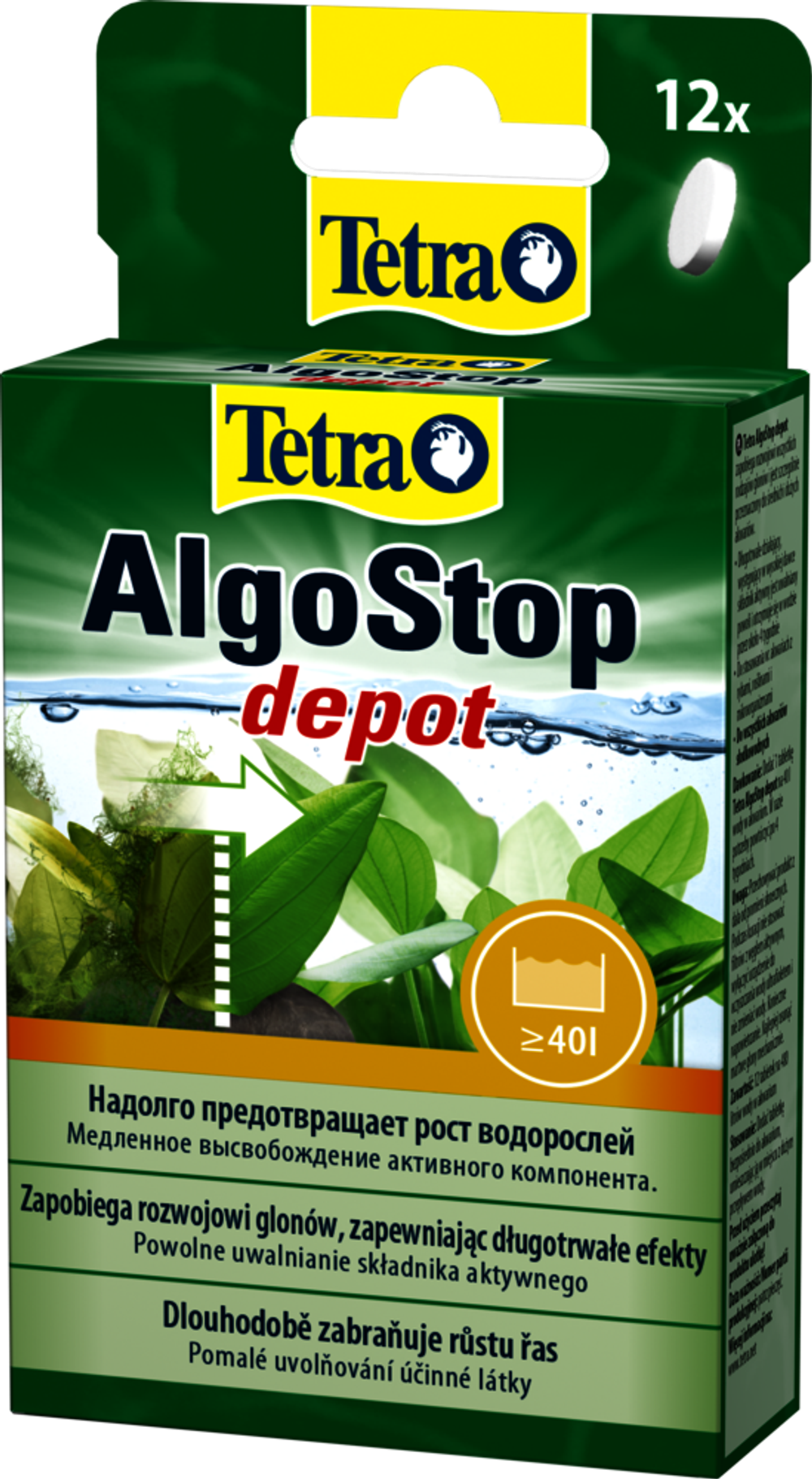 TETRA AlgoStop depot Средство против всех типов водорослей в таблетках