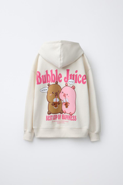 ZARA ХУДИ КАПИБАРА CAPYFUN ©, ЭКРЮ